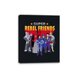 Super Rebel Friends - Canvas Wraps Canvas Wraps RIPT Apparel 8x10 / Black