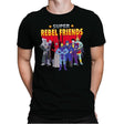 Super Rebel Friends - Mens Premium T-Shirts RIPT Apparel Small / Black