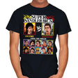 Super Sandler Bros - Mens T-Shirts RIPT Apparel Small / Black