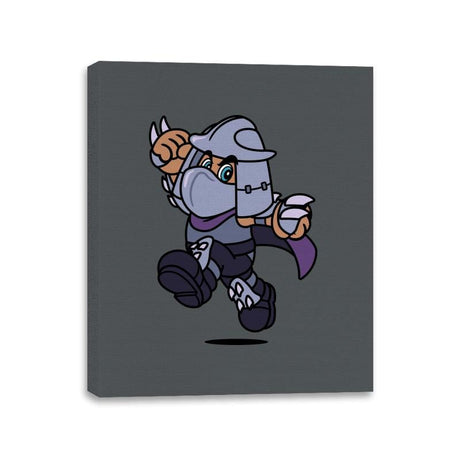 Super Shredder World - Canvas Wraps Canvas Wraps RIPT Apparel 11x14 / Charcoal