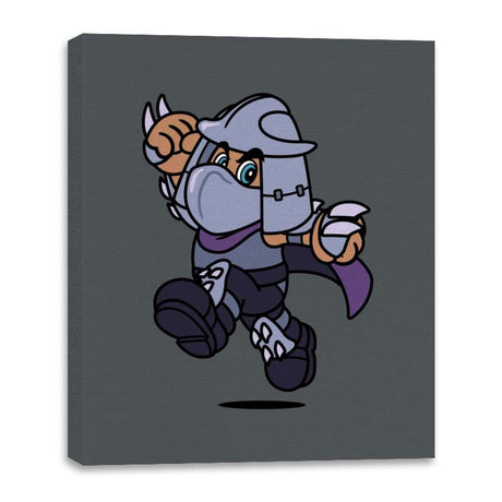 Super Shredder World - Canvas Wraps Canvas Wraps RIPT Apparel 16x20 / Charcoal