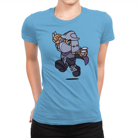 Super Shredder World - Womens Premium T-Shirts RIPT Apparel Small / Turquoise