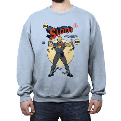 Super Sloth No. 1 - Crew Neck Sweatshirt Crew Neck Sweatshirt RIPT Apparel