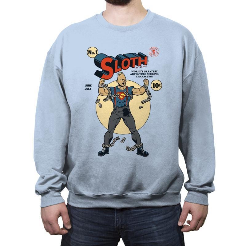 Super Sloth No. 1 - Crew Neck Sweatshirt Crew Neck Sweatshirt RIPT Apparel