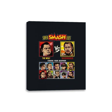 Super Smash Leos - Canvas Wraps Canvas Wraps RIPT Apparel 8x10 / Black