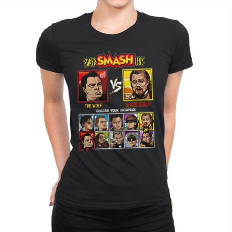 Super Smash Leos - Womens Premium T-Shirts RIPT Apparel Small / Black