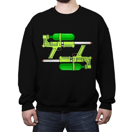 Super Soaked - Crew Neck Sweatshirt Crew Neck Sweatshirt RIPT Apparel Small / Black