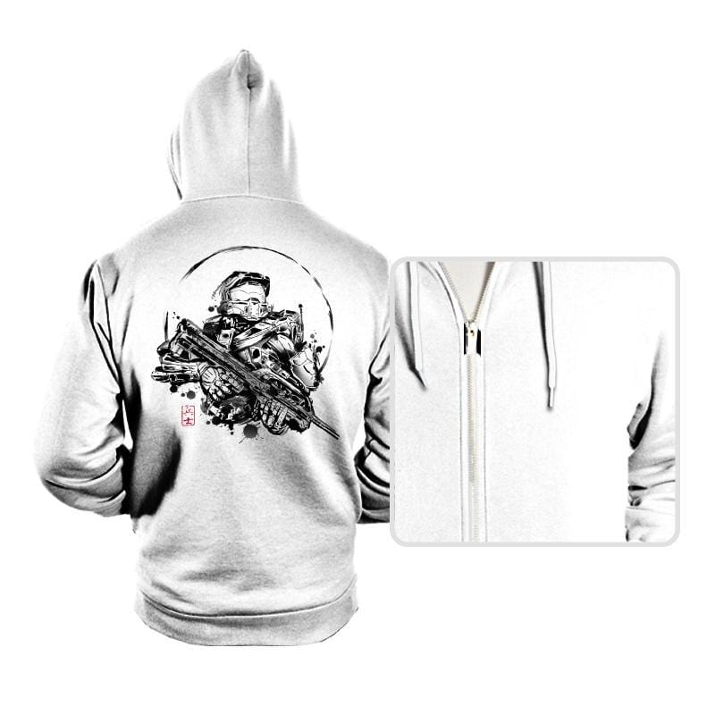 Super Soldier-e - Hoodies Hoodies RIPT Apparel Small / White