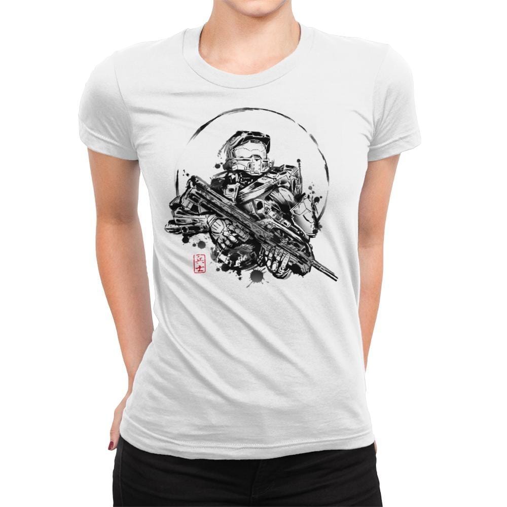 Super Soldier-e - Womens Premium T-Shirts RIPT Apparel Small / White