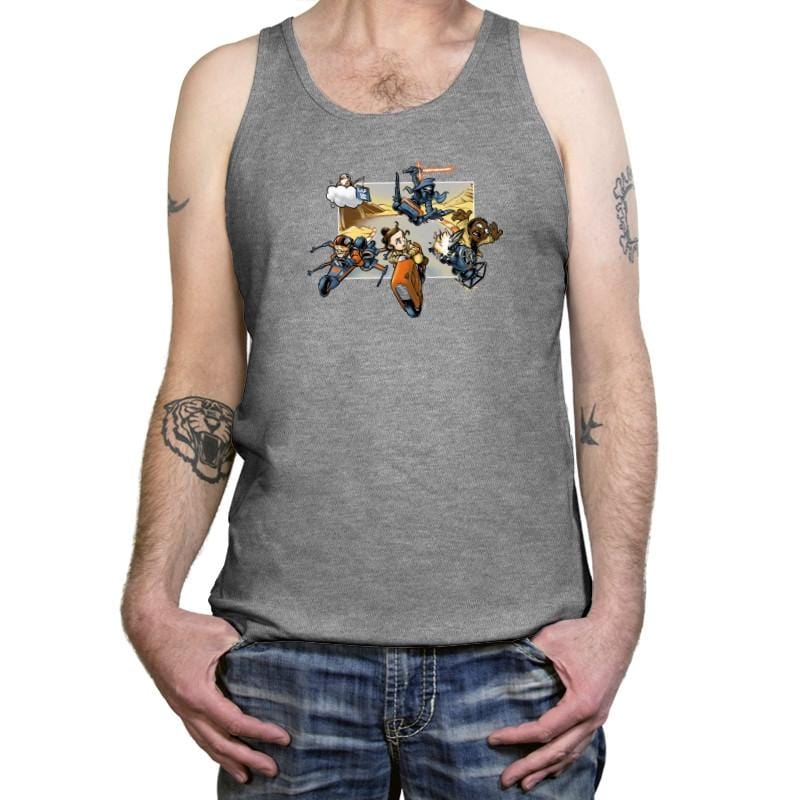 Super Star Kart: Lap VII Exclusive - Tanktop Tanktop RIPT Apparel X-Small / Athletic Heather