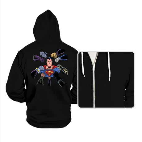 Super Surrounded  - Hoodies Hoodies RIPT Apparel Small / Black