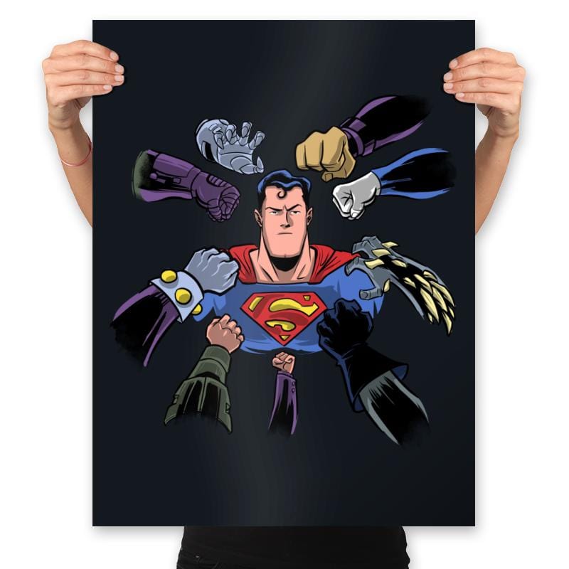 Super Surrounded  - Prints Posters RIPT Apparel 18x24 / Black