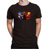Super Tiresome - Miniature Mayhem - Mens Premium T-Shirts RIPT Apparel Small / Dark Chocolate