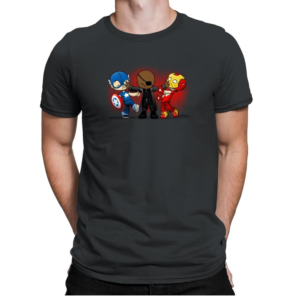 Super Tiresome - Miniature Mayhem - Mens Premium T-Shirts RIPT Apparel Small / Heavy Metal