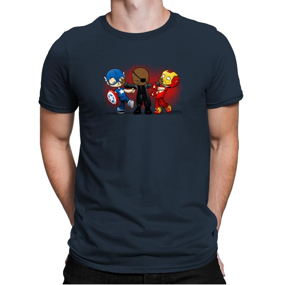 Super Tiresome - Miniature Mayhem - Mens Premium T-Shirts RIPT Apparel Small / Indigo
