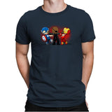 Super Tiresome - Miniature Mayhem - Mens Premium T-Shirts RIPT Apparel Small / Indigo