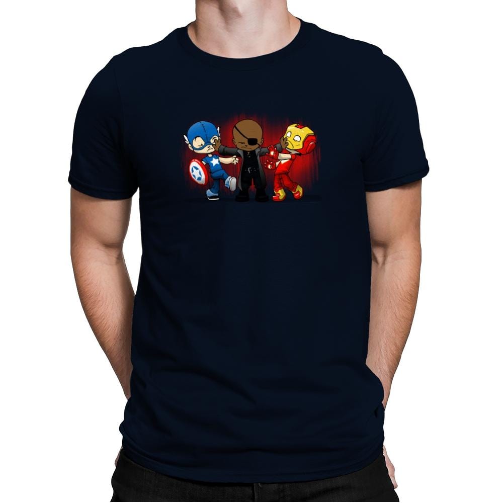 Super Tiresome - Miniature Mayhem - Mens Premium T-Shirts RIPT Apparel Small / Midnight Navy