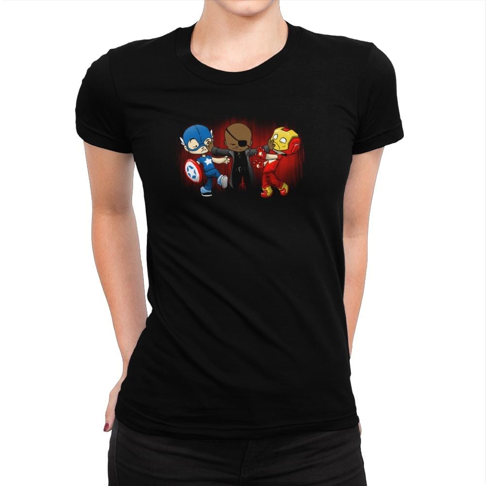 Super Tiresome - Miniature Mayhem - Womens Premium T-Shirts RIPT Apparel Small / Indigo