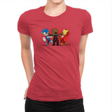 Super Tiresome - Miniature Mayhem - Womens Premium T-Shirts RIPT Apparel Small / Red