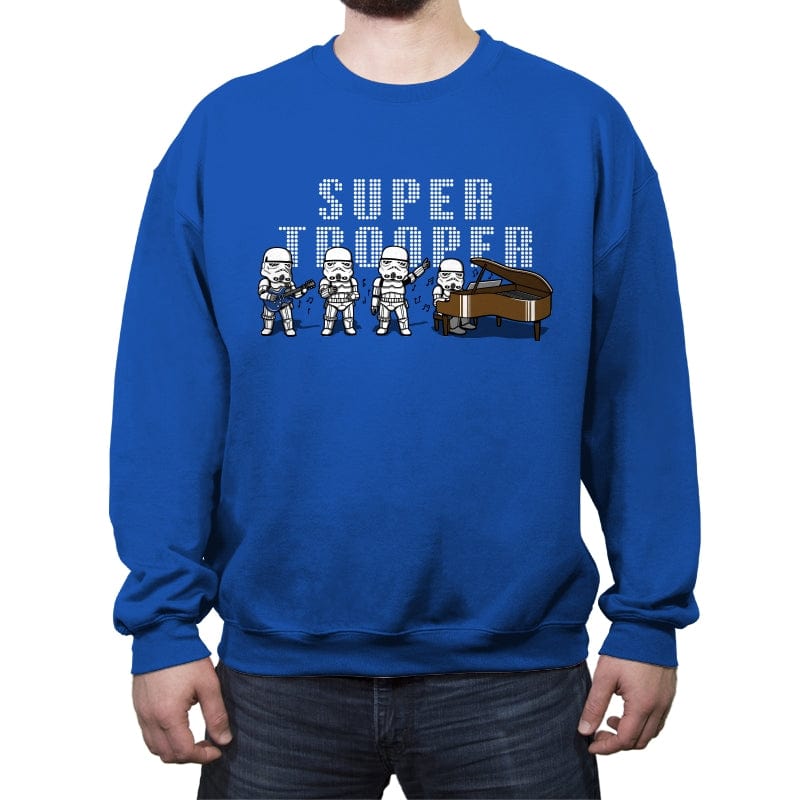 Super Trooper - Crew Neck Sweatshirt Crew Neck Sweatshirt RIPT Apparel Small / Royal