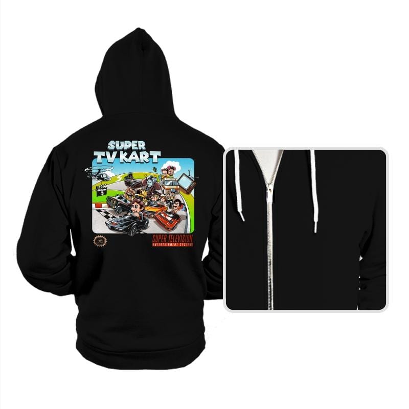 Super TV Kart - Hoodies Hoodies RIPT Apparel Small / Black