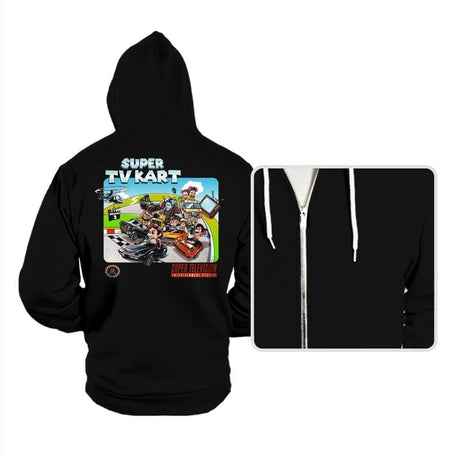 Super TV Kart - Hoodies Hoodies RIPT Apparel Small / Black