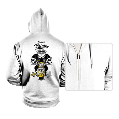 Super Villain Scooter - Hoodies Hoodies RIPT Apparel Small / White