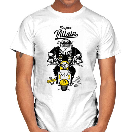 Super Villain Scooter - Mens T-Shirts RIPT Apparel Small / White