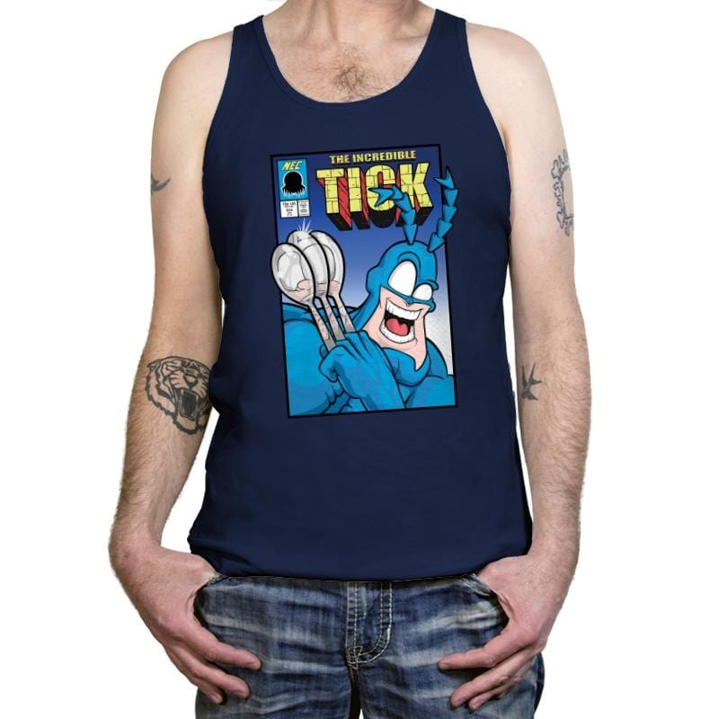 Super Villains Beware!! - Tanktop Tanktop RIPT Apparel X-Small / 173f56