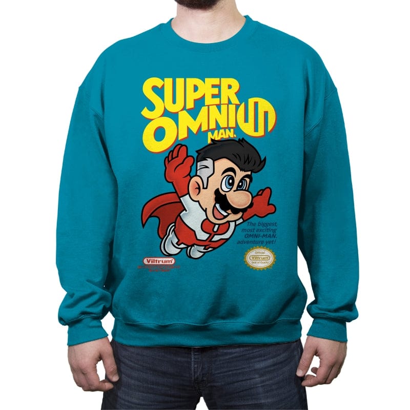 Super Viltrum Bros - Crew Neck Sweatshirt Crew Neck Sweatshirt RIPT Apparel Small / Antique Sapphire