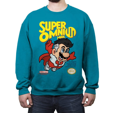Super Viltrum Bros - Crew Neck Sweatshirt Crew Neck Sweatshirt RIPT Apparel Small / Antique Sapphire
