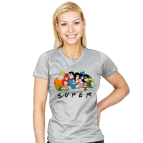Super  - Womens T-Shirts RIPT Apparel Small / Silver