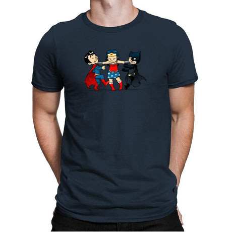 Superchildish - Miniature Mayhem - Mens Premium T-Shirts RIPT Apparel Small / Indigo