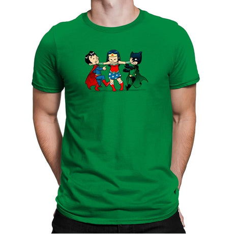 Superchildish - Miniature Mayhem - Mens Premium T-Shirts RIPT Apparel Small / Kelly Green
