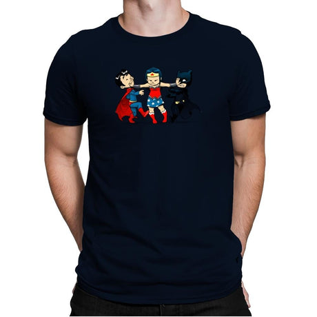 Superchildish - Miniature Mayhem - Mens Premium T-Shirts RIPT Apparel Small / Midnight Navy
