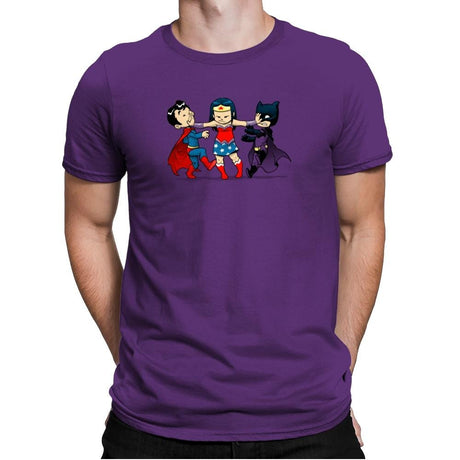 Superchildish - Miniature Mayhem - Mens Premium T-Shirts RIPT Apparel Small / Purple Rush