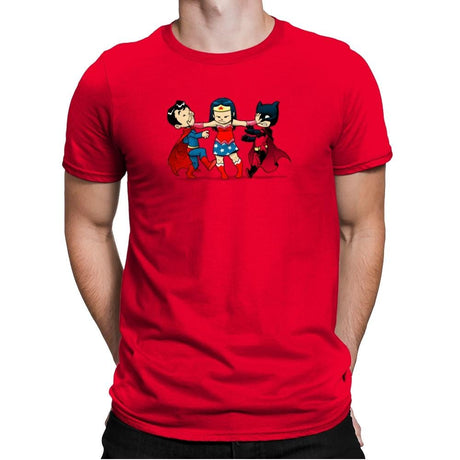 Superchildish - Miniature Mayhem - Mens Premium T-Shirts RIPT Apparel Small / Red