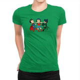 Superchildish - Miniature Mayhem - Womens Premium T-Shirts RIPT Apparel Small / Kelly Green