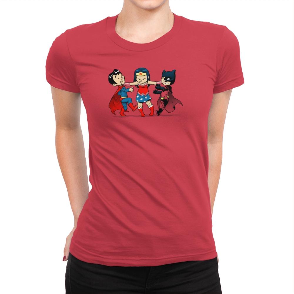 Superchildish - Miniature Mayhem - Womens Premium T-Shirts RIPT Apparel Small / Red