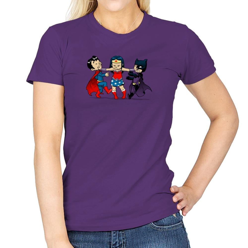 Superchildish - Miniature Mayhem - Womens T-Shirts RIPT Apparel Small / Purple