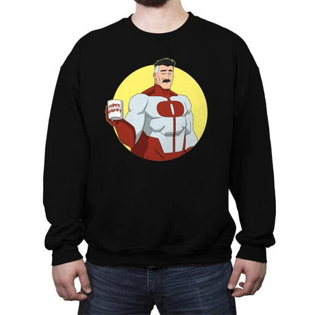 Superdad - Crew Neck Sweatshirt Crew Neck Sweatshirt RIPT Apparel Small / Black