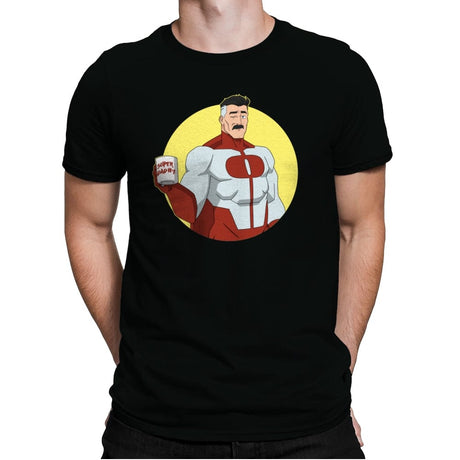 Superdad - Mens Premium T-Shirts RIPT Apparel Small / Black