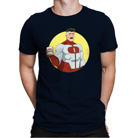 Superdad - Mens Premium T-Shirts RIPT Apparel Small / Midnight Navy