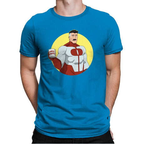 Superdad - Mens Premium T-Shirts RIPT Apparel Small / Turqouise