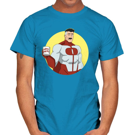 Superdad - Mens T-Shirts RIPT Apparel Small / Sapphire