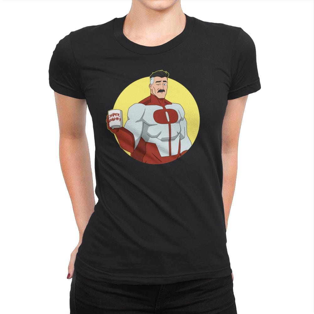 Superdad - Womens Premium T-Shirts RIPT Apparel Small / Black