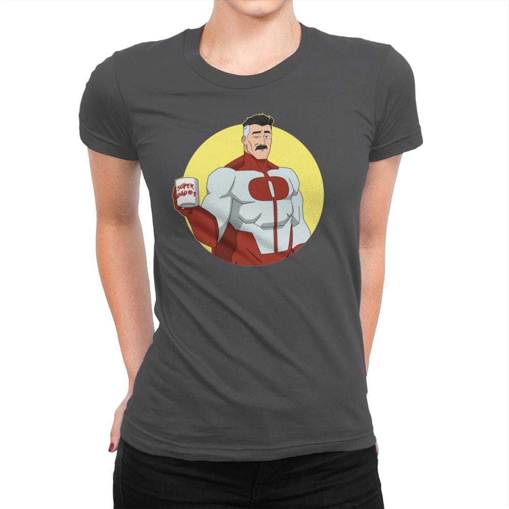 Superdad - Womens Premium T-Shirts RIPT Apparel Small / Heavy Metal