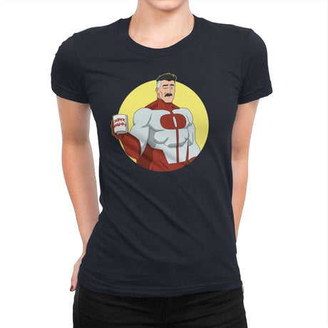 Superdad - Womens Premium T-Shirts RIPT Apparel Small / Midnight Navy