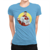 Superdad - Womens Premium T-Shirts RIPT Apparel Small / Turquoise