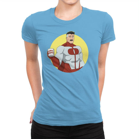 Superdad - Womens Premium T-Shirts RIPT Apparel Small / Turquoise